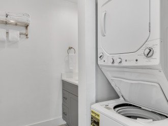 Washer and dryer in your unit - conveniently located off of the master bedroom