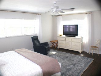 Master Bedroom - relax and watch TV.