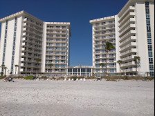 Fabulous 2 bedroom 2 bath apartment directly on the beach.