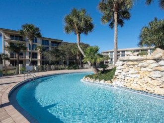 Beautiful lagoon pools with water falls and a hot tub. Best pool on 30A.