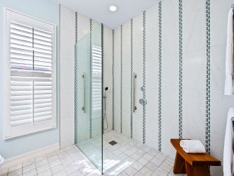 Master Bathroom with walk-in shower.