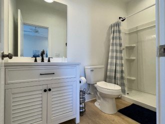 Private bathroom for bedroom #5 with walk in shower