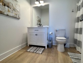 Private bathroom for bedroom #3 with walk in shower
