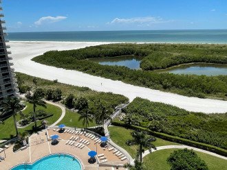 Sweeping Northwest Gulf views from this comfortable Beachfront Condo #2