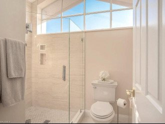 Master "potty" room with shower and jacuzzi tub