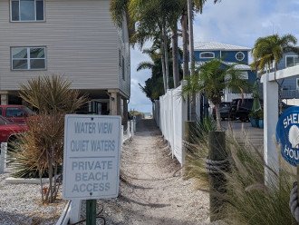 private beach access