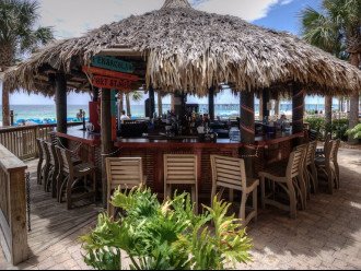 The tiki bar at the beach