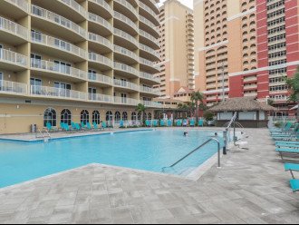 Another view of the extensive pool area & two sister towers, 1 & 2