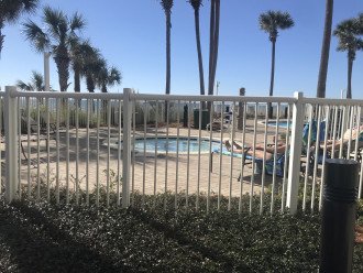 Beachside Kiddie Pool. Main pool is heated seasonally