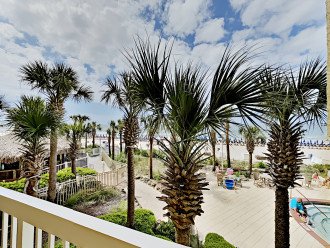 more beach views from the balcony!