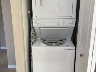 New stacking washer dryer