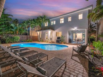 The spacious outside heated pool is perfect for enjoying the wonderful Florida weather, year-round.