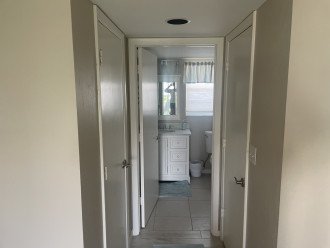 Guest Room to Guest Bathroom