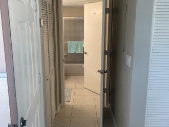 Main Door to Guest Bathroom