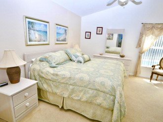 Plenty of space within the master bedroom