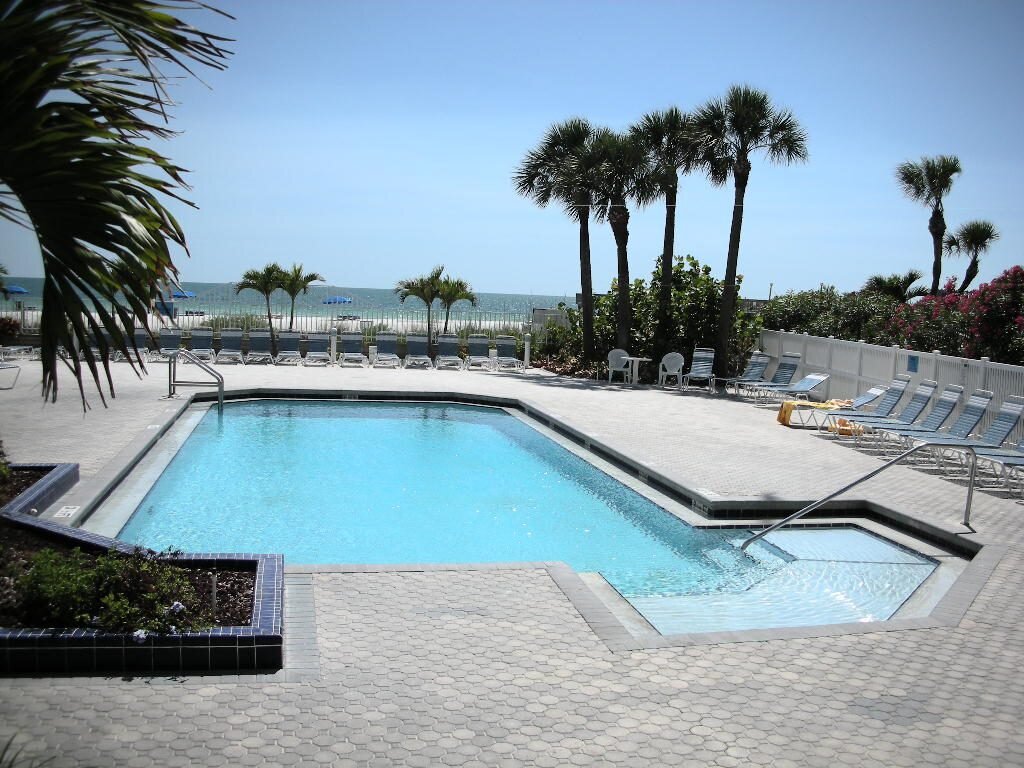 Heated Pool right on the beach
