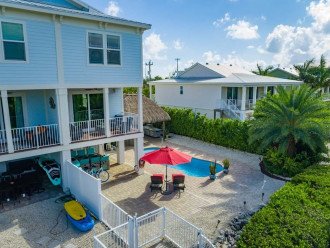 Canal Front, Tiki Hut w/TV, Private Pool, Beach! #11
