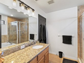 Master Ensuite with Walk in Shower, Soaker Tub and Ample Counter Space