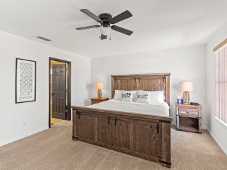 Spacious King Master Suite with Private Bathroom and Walk In Closet