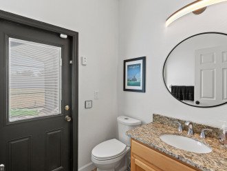 Powder Room with Access to Pool