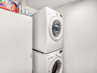 Convenient in unit washer and dryer.