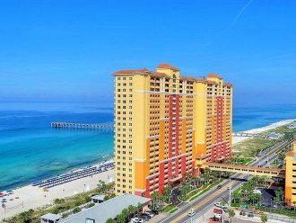 Aerial view of Calypso Resort & the Emerald Coast, Panama City Beach, Florida