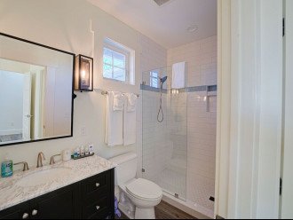En suite bathroom for Queen bedroom with shower