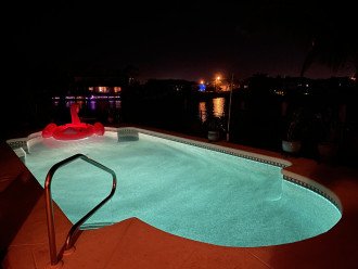 Canal front pool home available spring 2024 Utilities Included See the sunset! #12