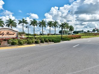 One of 3 Entrances to the Lely Resort; Scenic Golf and Nature Drive to the Condo!
