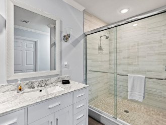 Master Bathroom with 2 Vanities; Walk in Shower!