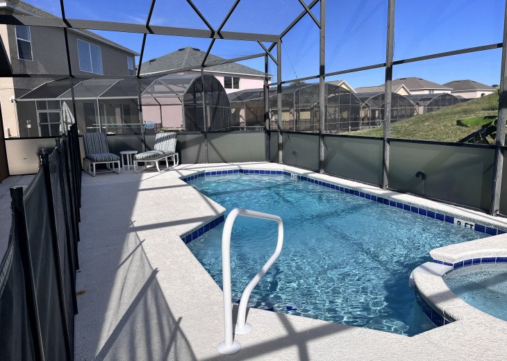 Private Pool with privacy fence