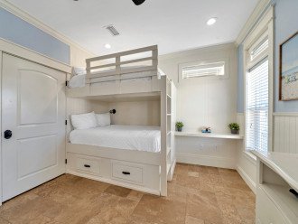 This Nautical Dream has 1 Queen/Queen and 1 Twin Over Twin Space For Everyone!