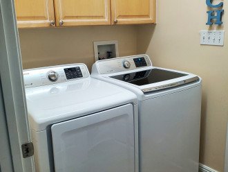 Laundry Room with full-size washer and dryer
