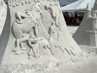 Always something going on in Sarasota and Siesta Key. Sandcastle contest.
