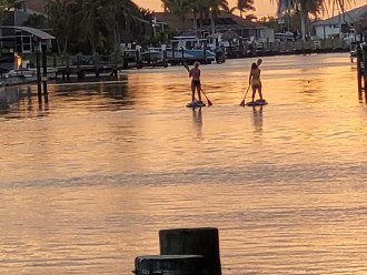 Paddle board or kayak down the canal