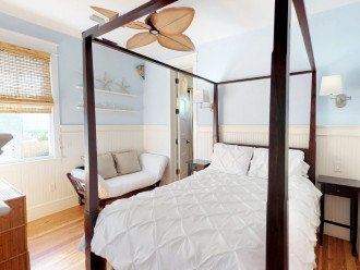 Bedroom 3 - Queen with Single Fold-down Sofa in Corner & Private Bath
