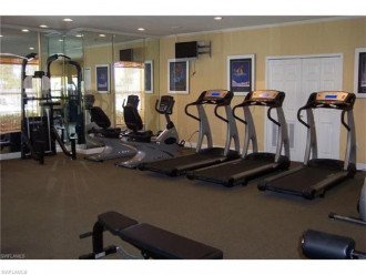 The workout room is fully furnished and available to you at no extra cost