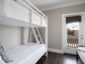 Bedroom 5 features a bunk bed.