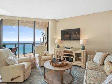 Panoramic Gulf Front Views | Skybridge to beach | Chair service incl