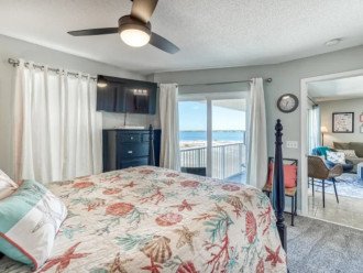 Master bedroom has beautiful ocean views to wake up too