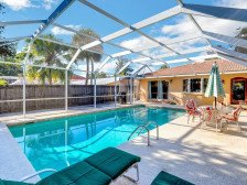 Private Siesta Key pool home