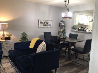 Living room with dinette