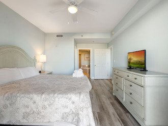 Master Bedroom offers a private bath & tv