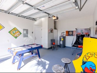 Game Room in garage