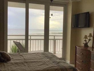 Master bedroom and view