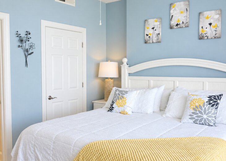 Main ocean view bedroom newly decorated