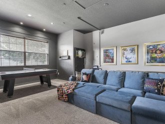Comfortable seating and space for the family to spread out and enjoy