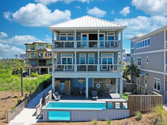Good Fortune: Gulf Front Home with an Super-Cool Shipping Container Pool #1