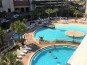 Two of the five great swimming pools at the resort