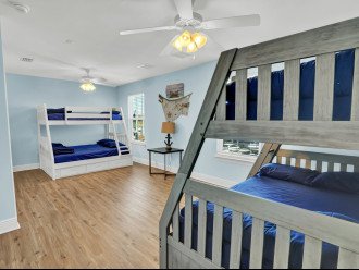 Third bedroom with two bunk beds